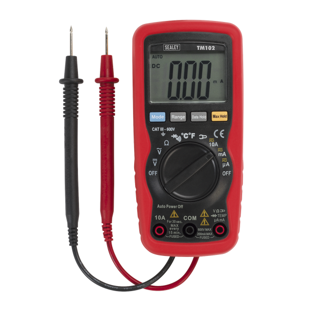 Sealey TM102 ⏐ 8-Function Professional Auto-Ranging Digital Multimeter