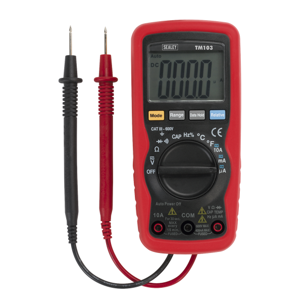 Sealey TM103 ⏐ 11-Function Professional Auto-Ranging Digital Multimeter