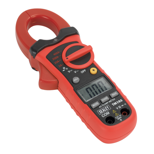 Sealey TM105 ⏐ 6-Function Professional Auto-Ranging Digital Clamp Meter NCVD