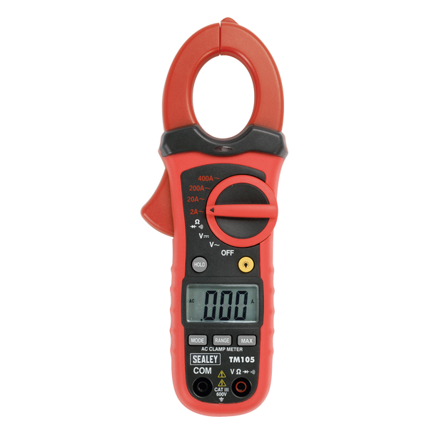 Sealey TM105 ⏐ 6-Function Professional Auto-Ranging Digital Clamp Meter NCVD