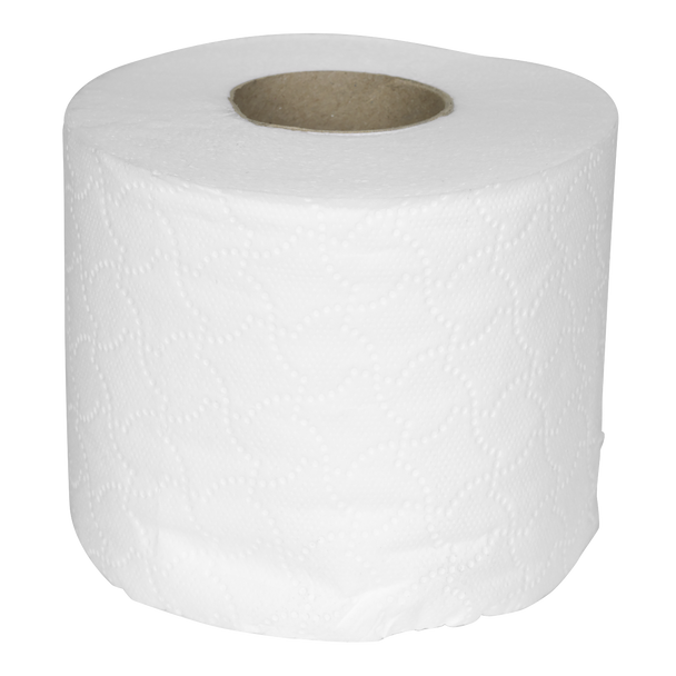 Sealey TOL40 ⏐ Plain White Toilet Roll - Pack of 4 x 10 (40 Rolls)