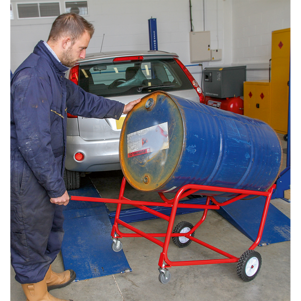 Sealey TP112 ⏐ Mobile Drum Stillage 205L/48gal