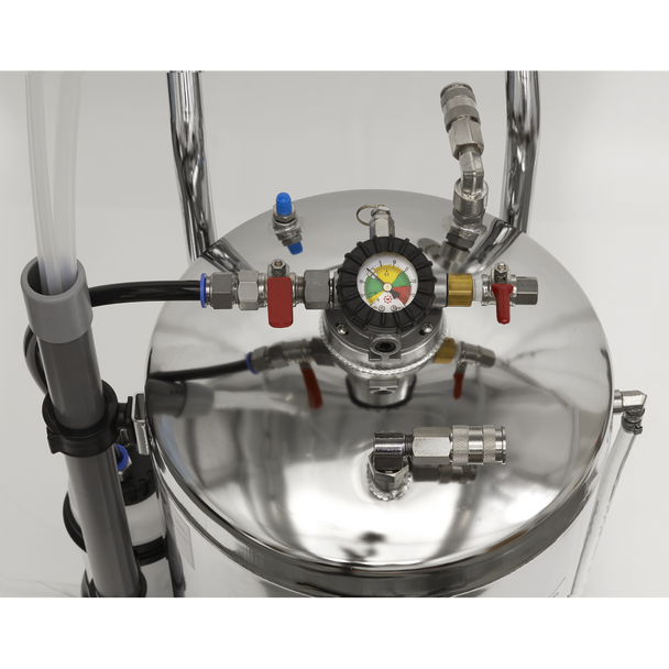 Sealey TP200S ⏐ Air Operated Stainless Steel Fuel Drainer 40L