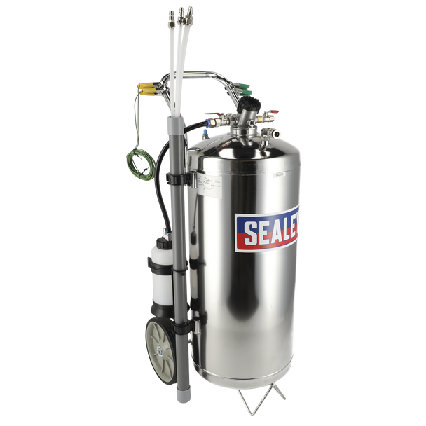 Sealey TP200S ⏐ Air Operated Stainless Steel Fuel Drainer 40L