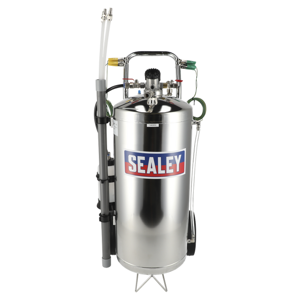 Sealey TP200S ⏐ Air Operated Stainless Steel Fuel Drainer 40L