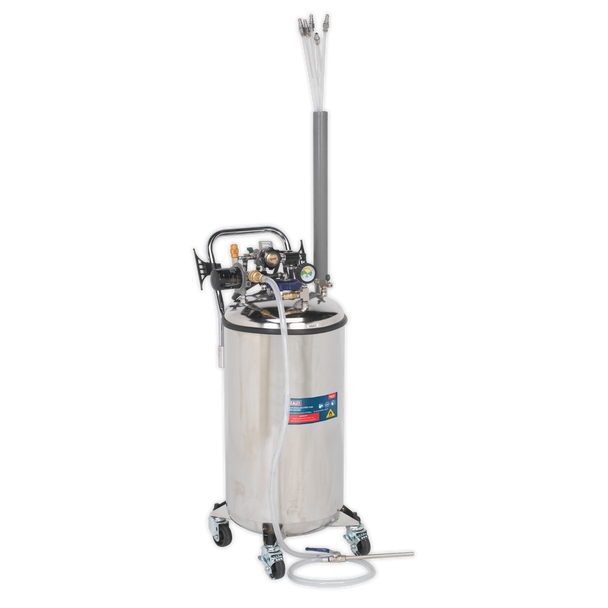 Sealey TP201 ⏐ Stainless Steel Fuel Tank Drainer 90L