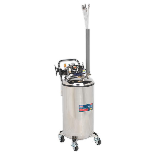 Sealey TP201 ⏐ Stainless Steel Fuel Tank Drainer 90L