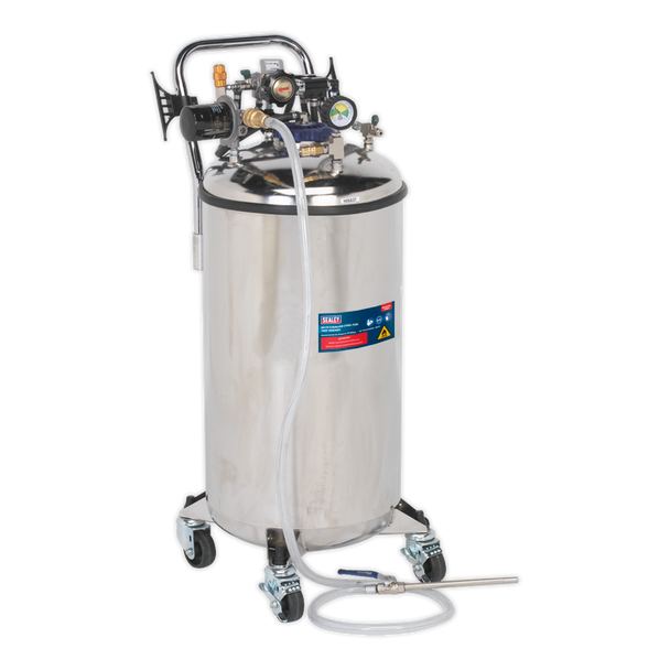 Sealey TP201 ⏐ Stainless Steel Fuel Tank Drainer 90L