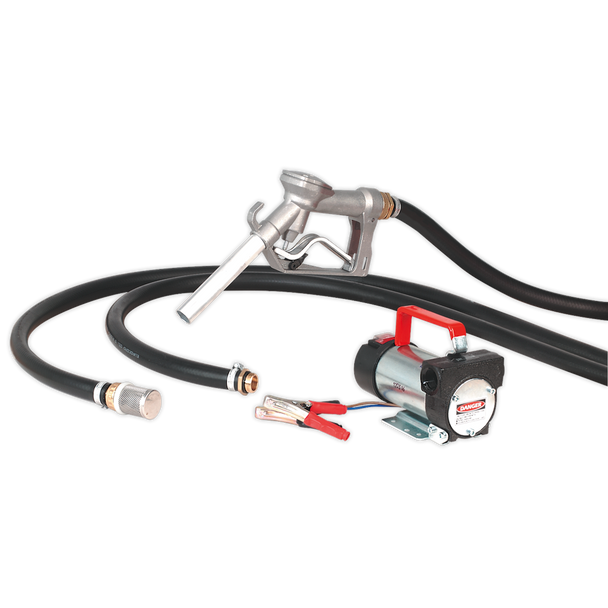 Sealey DT55GCOMBO1 │ Mobile Dispensing Tank with Diesel Pump 55L - Grey