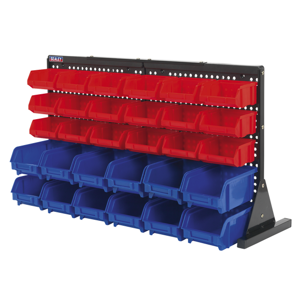 Sealey TPS1218 ⏐ Bench Mounting Bin Storage System with 30 Bins