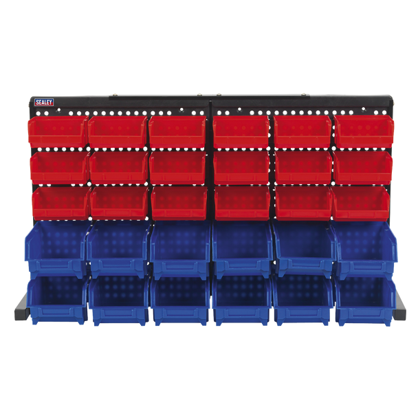 Sealey TPS1218 ⏐ Bench Mounting Bin Storage System with 30 Bins