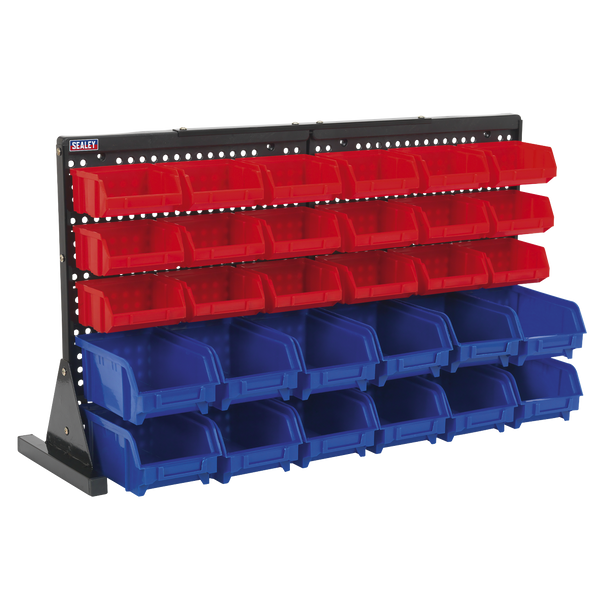 Sealey TPS1218 ⏐ Bench Mounting Bin Storage System with 30 Bins