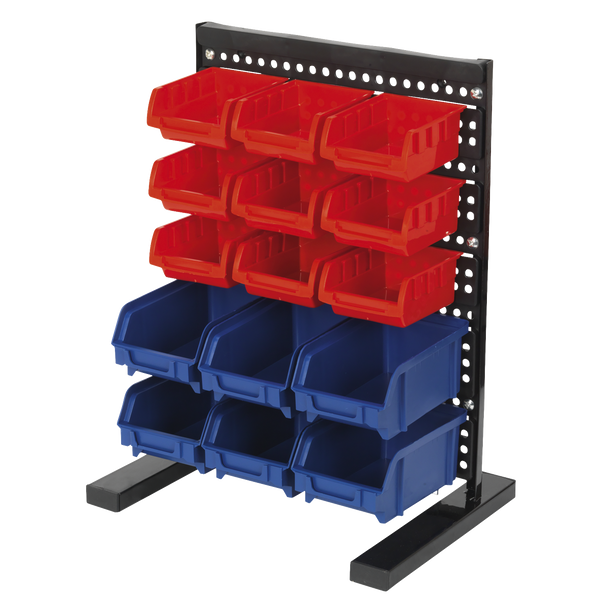 Sealey TPS1569 ⏐ Bench Mounting Bin Storage System with 15 Bins