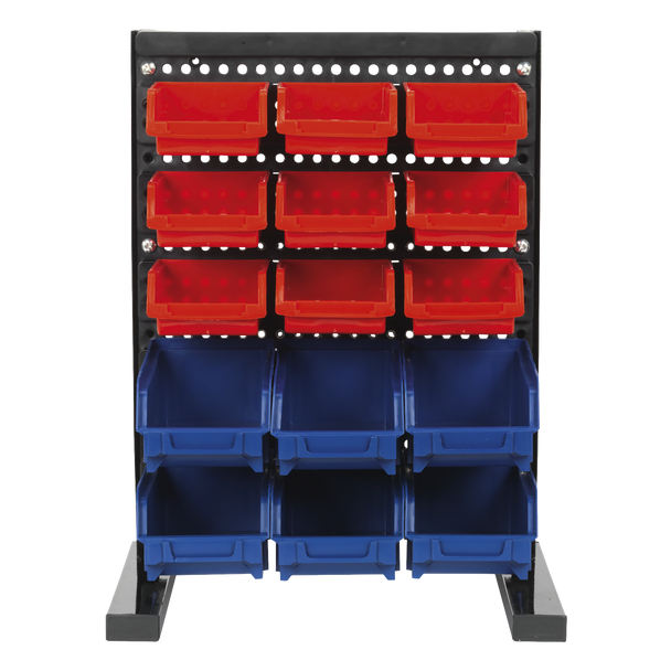 Sealey TPS1569 ⏐ Bench Mounting Bin Storage System with 15 Bins