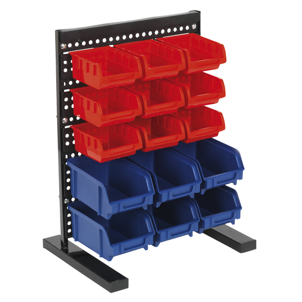 Sealey TPS1569 ⏐ Bench Mounting Bin Storage System with 15 Bins