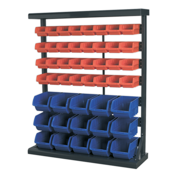 Sealey TPS47 ⏐ Mobile Bin Storage System with 47 Bins