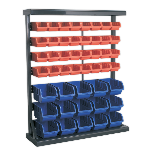Sealey TPS47 ⏐ Mobile Bin Storage System with 47 Bins