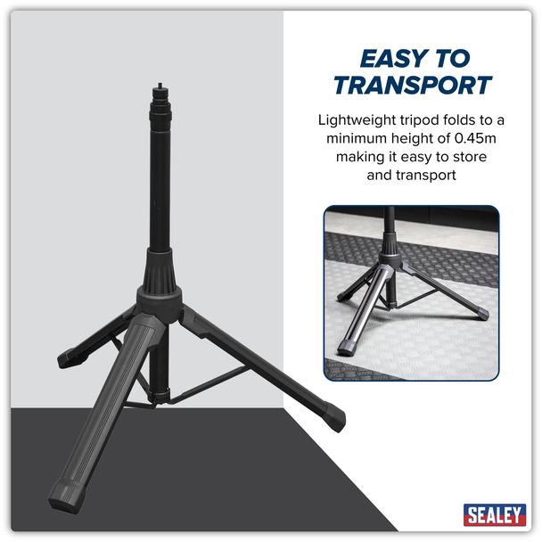 Sealey TRI01 ⏐ Telescopic Tripod 1.5m