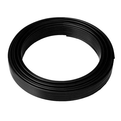 PCL TRN-6/4-BLACK | Nylon Tube, Black, 4mm i/d x 6mm o/d, 30m Coil
