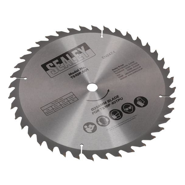 Sealey TS10P.601 ⏐ 254mm Blade for TS10P 40tpu