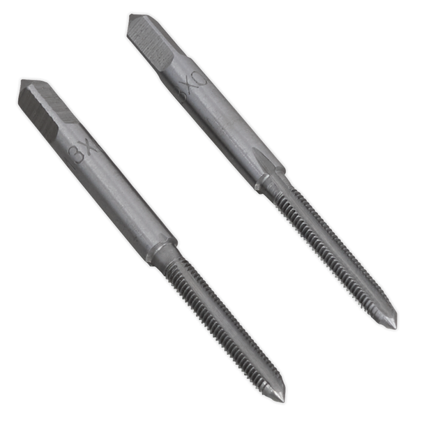Sealey TSM3 ⏐ Taper & Plug Tap Set M3 x 0.5mm 2pc