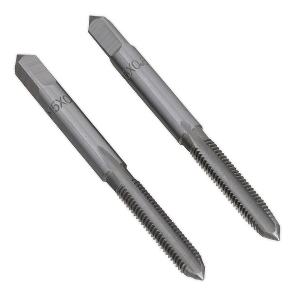 Sealey TSM5⏐ Taper & Plug Tap Set M5 x 0.8mm 2pc
