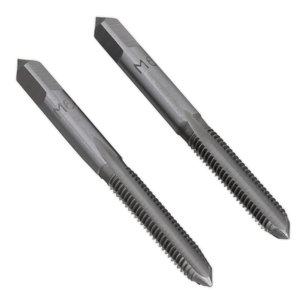 Sealey TSM6 ⏐ Taper & Plug Tap Set M6 x 1mm 2pc