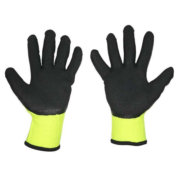 Sealey TSP126/6 ⏐ Worksafe Thermal Super Grip Gloves, Large - Pack of 6 Pairs