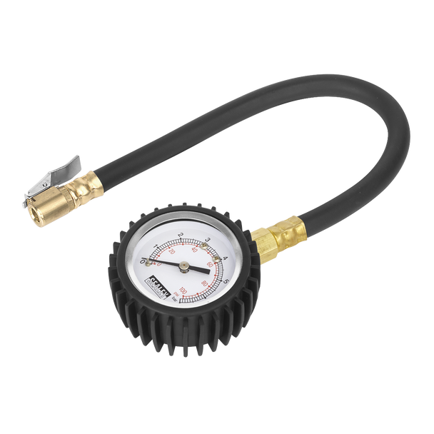 Sealey TST/PG6 ⏐ Tyre Pressure Gauge with Clip-On Chuck
