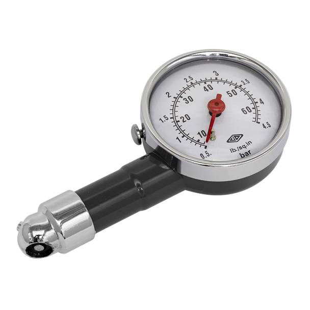 Sealey TST/PG97 ⏐ Tyre Pressure Gauge Dial Type 0-4.5bar(0-60psi)