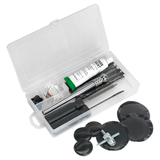 Sealey TST09 ⏐ Temporary Puncture Repair & Service Kit