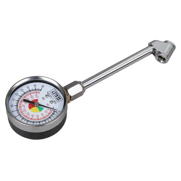 Sealey TSTPG34 ⏐ Twin Connector Tyre Pressure Gauge