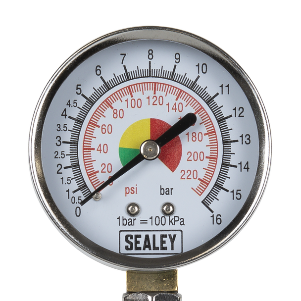 Sealey TSTPG34 ⏐ Twin Connector Tyre Pressure Gauge