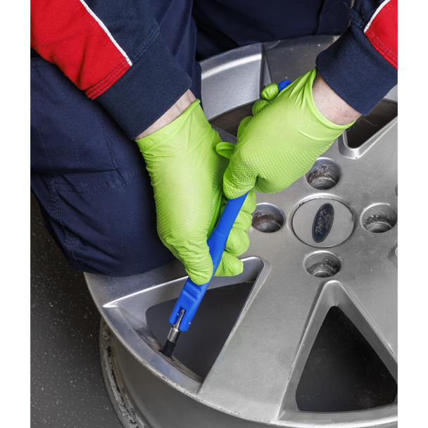 Sealey TV414 ⏐ Snap-in Tubeless Tyre Valve, Type TR414 - Pack of 100