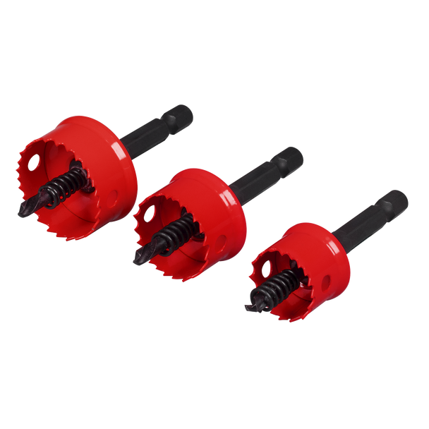 Sealey TWHS3 ⏐ Thin Wall Hole Saw Set 3pc