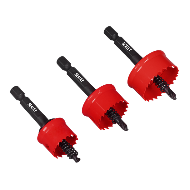 Sealey TWHS3 ⏐ Thin Wall Hole Saw Set 3pc