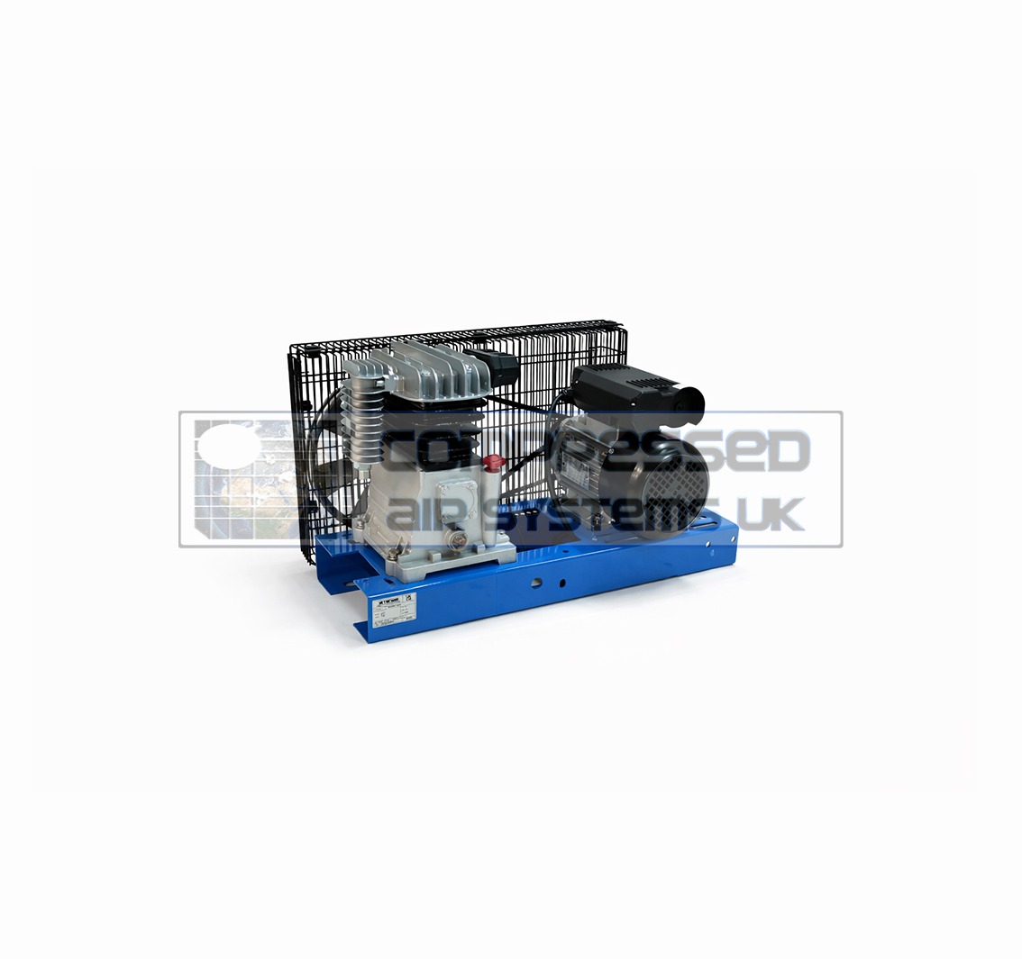 Tanair TAN-BM-1.5/230 (230 Volts) ⏐ 7.6 CFM  Basemount Air Compressor