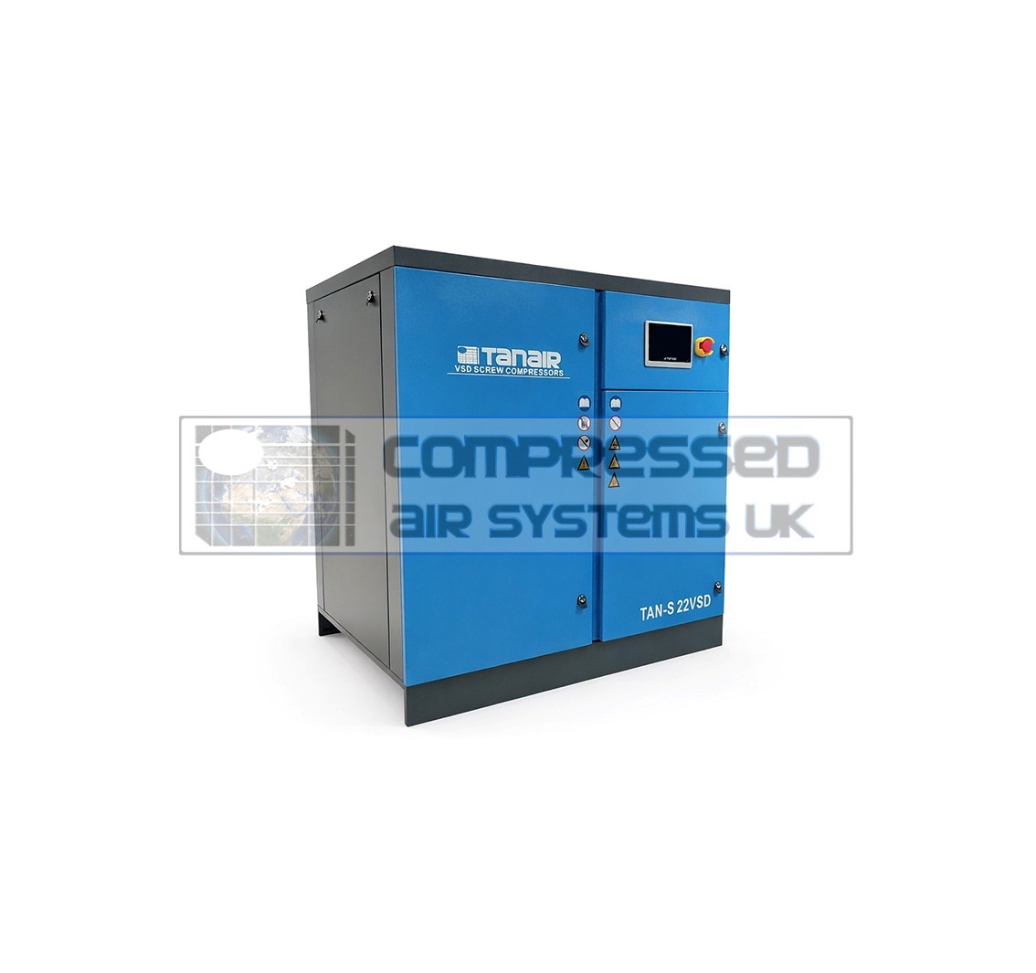 Tanair TAN-S 22VSD (415 Volts) ⏐ 112 CFM Variable Speed Air Compressor