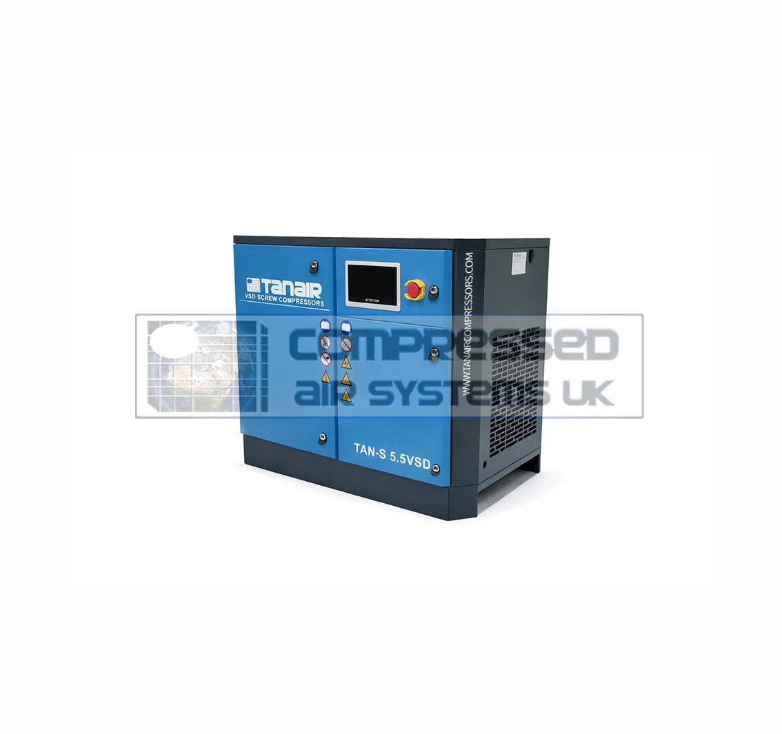 Tanair TAN-S 5.5VSD (415 Volts) ⏐ 19 CFM Variable Speed Air Compressor