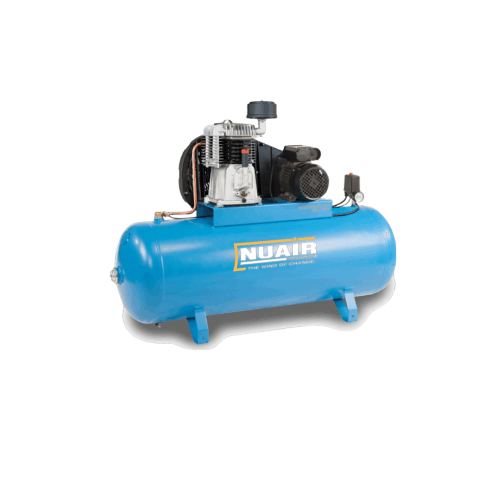 Nuair NB4/200 FT4 (400 Volts)┃18 CFM 11 Bar Air Compressor on a 200 Litre Receiver