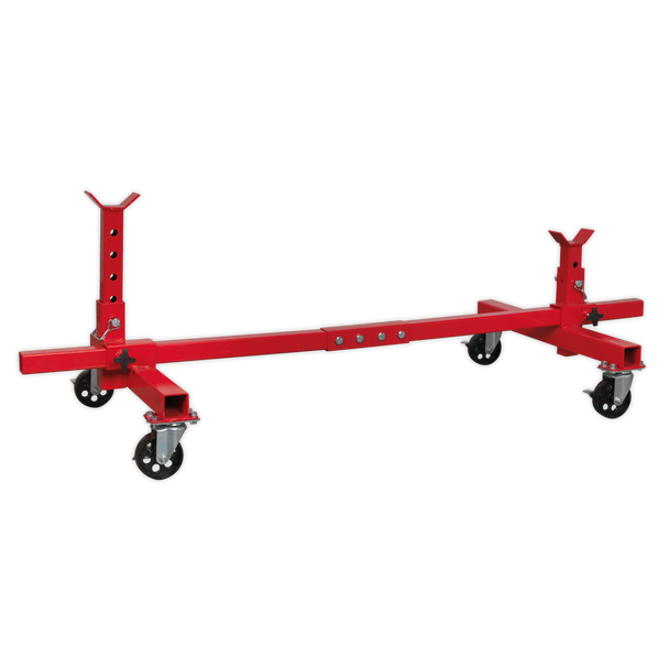 Sealey VMD001 ⏐ Adjustable 2-Post Vehicle Moving Dolly 900kg Capacity