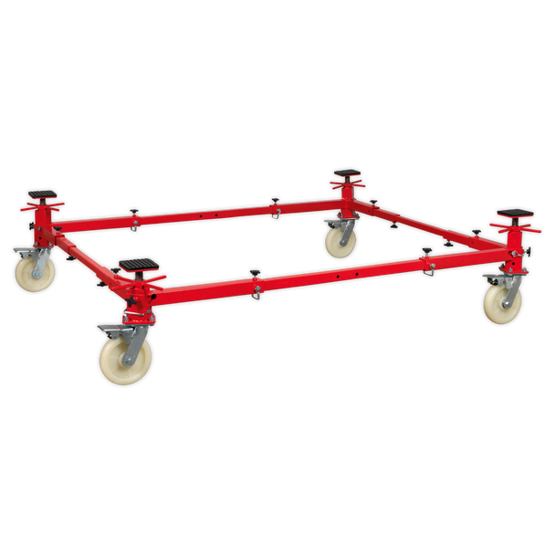 Sealey VMD002 ⏐ Adjustable 4-Post Vehicle Moving Dolly 900kg Capacity