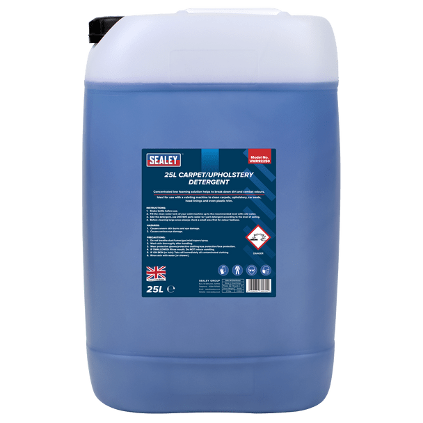 Sealey VMR92250 ⏐ Carpet/Upholstery Detergent 25L