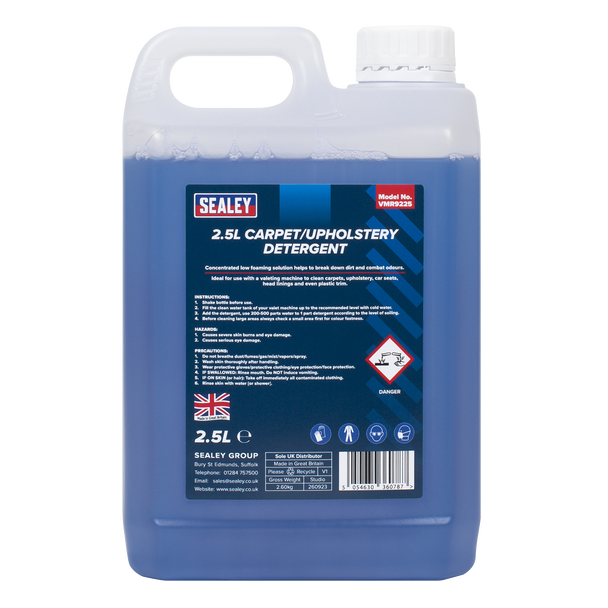 Sealey VMR9225 ⏐ Carpet/Upholstery Detergent 2.5L
