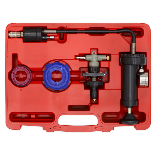 Sealey VS0012 ⏐ Cooling System Pressure Test Kit 4pc