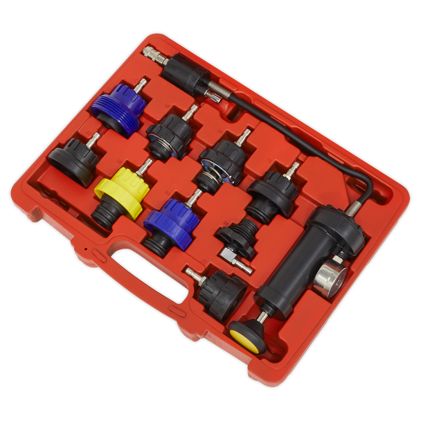 Sealey VS0013 ⏐ Cooling System Pressure Test Kit 10pc
