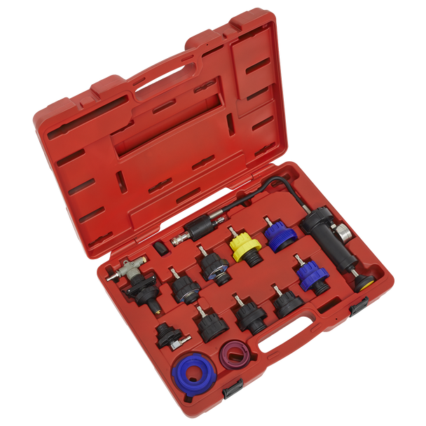 Sealey VS0014 ⏐ Cooling System Pressure Test Kit 13pc
