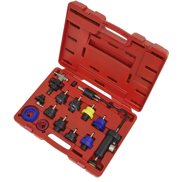 Sealey VS0014 ⏐ Cooling System Pressure Test Kit 13pc