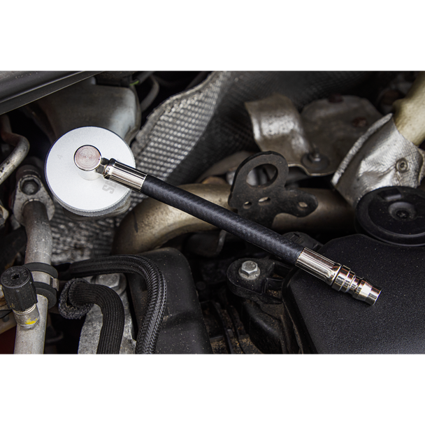 Sealey VS0204C4 ⏐ Brake Pressure Bleeder Cap 45mm & Connector With Hose 90