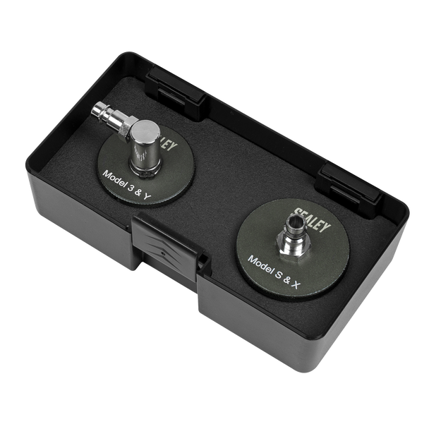 Sealey VS0204T ⏐ Brake Pressure Bleeder Cap Set for Tesla